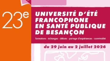 Université d'été santé publique 2026