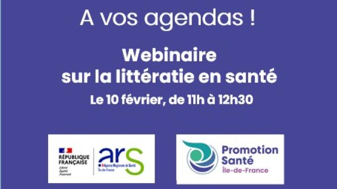 webinaire littératie en santé 10 février 2026